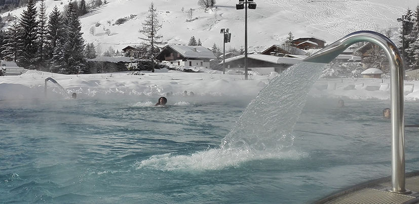 balnéo en hiver