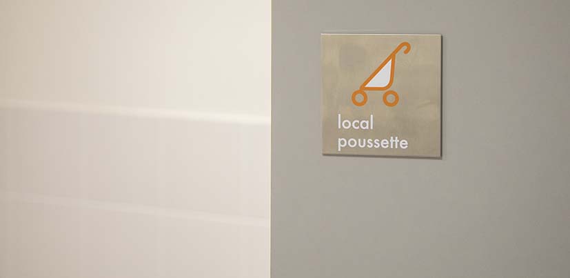 panneau local poussettes